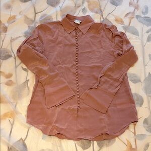 Club Monaco Dusty Rose Button-Down Shirt
